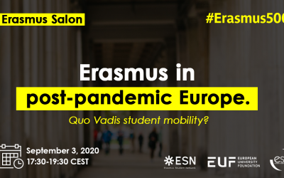 Erasmus Salon: Erasmus in post-pandemic Europe